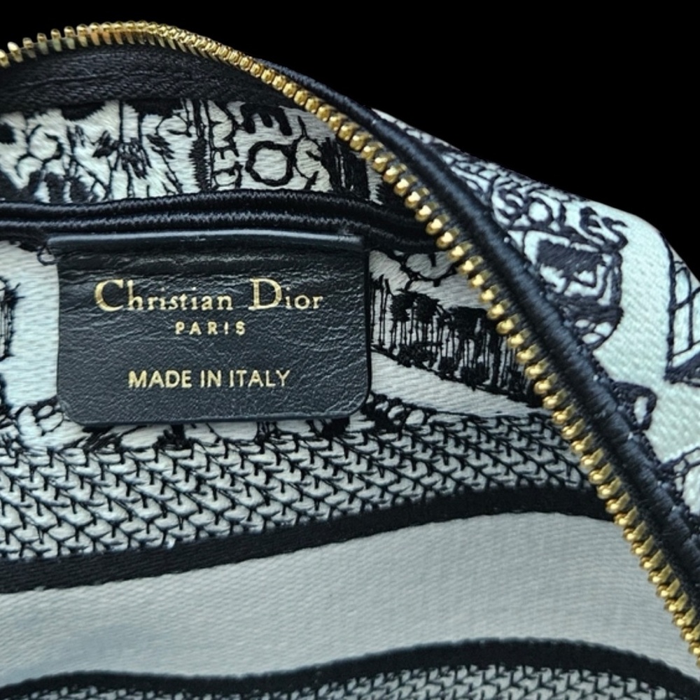 NEW w/Dior Dust Bag Christian Dior GWP Embroidered Clutch in Heavy Duty Dior Box - Picture 10 of 15